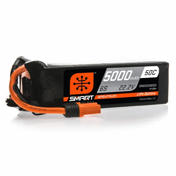 5000mAh 6S 22.2V 50C Smart LiPo Battery IC5 &mdash; image 3 of 3
