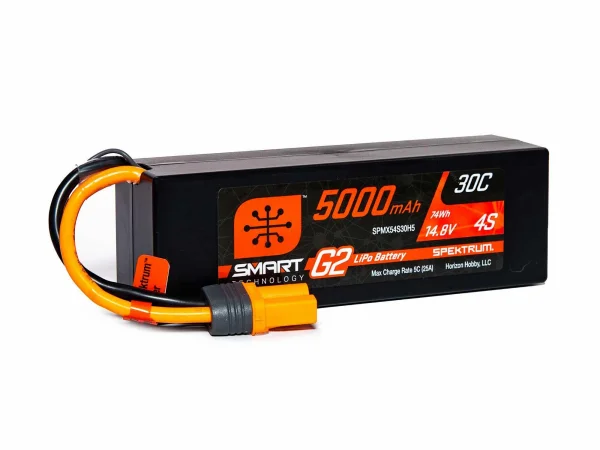 Spektrum 5000Mah 4S 14.8V Smart G2 30C IC5