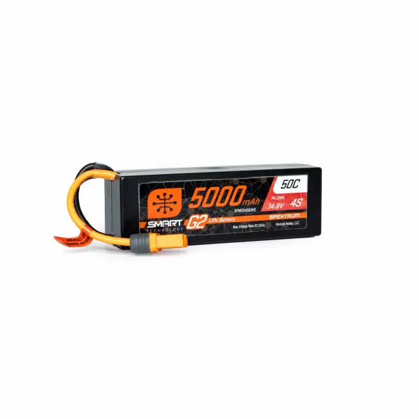 Spektrum 5000Mah 4S 14.8V Smart G2 50C IC5 &mdash; image 4 of 5