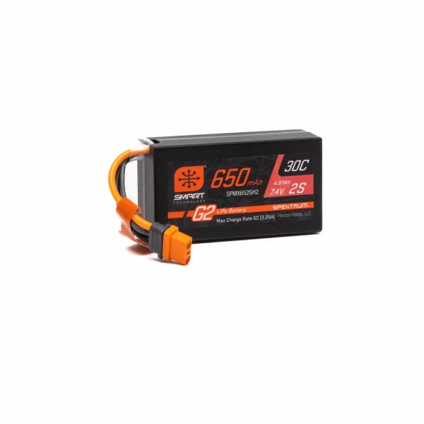 Spektrum G2 LiPo - 7.4V 650mAh 2S 30C - IC2