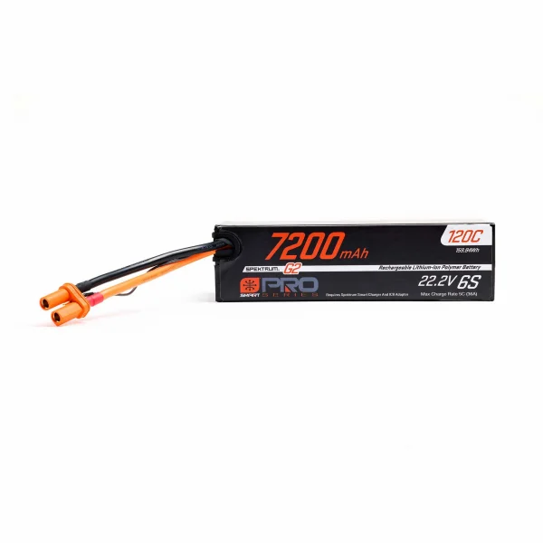 Spektrum 22.2V 7200mAh 6S 120C Smart G2 LiPo - IC5