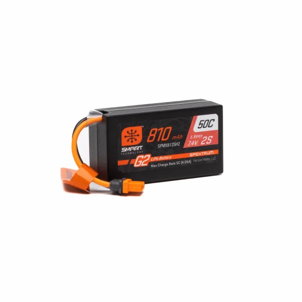 Spektrum G2 LiPo - 7.4V 810mAh 2S 50C - IC2