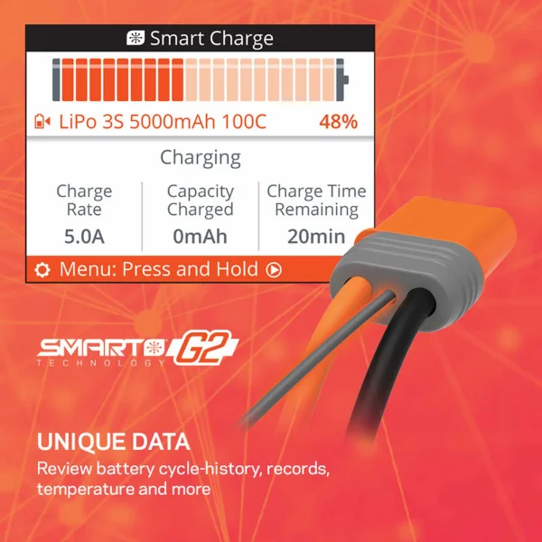 Spektrum S155 G2 1 x 55W AC Smart Charger
