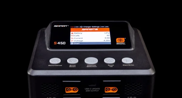 Spektrum S450 G2 AC/DC Smart Quad Charger 4x50W