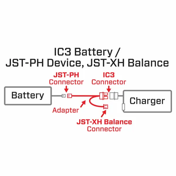 Spektrum Battery Adapter - IC3 Battery / PH Device &mdash; image 2 of 2