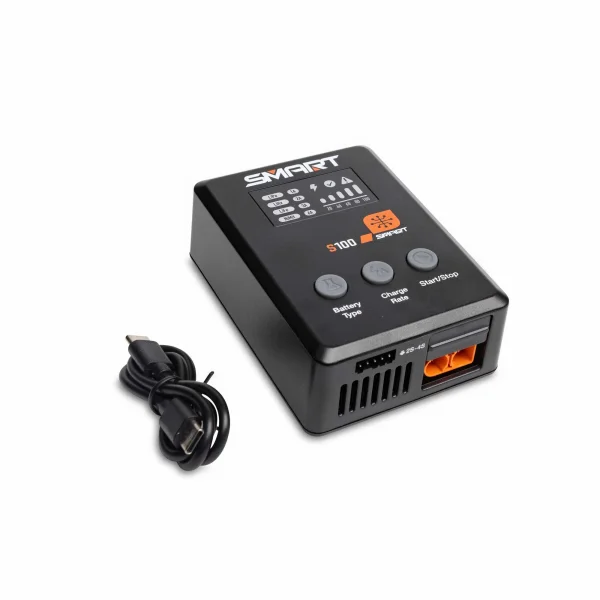 Spektrum SMART Powerstage Surface Bundle - 810mAh 2S 50C LiPo Battery With 100W USB-C Charger