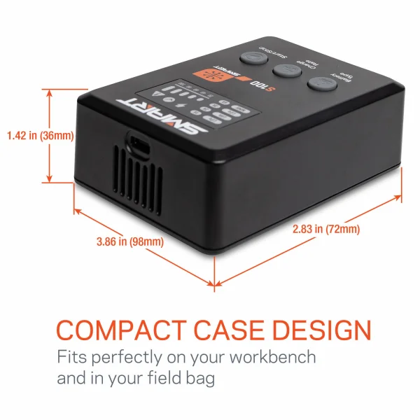 Spektrum SMART Powerstage Surface Bundle - 810mAh 2S 50C LiPo Battery With 100W USB-C Charger