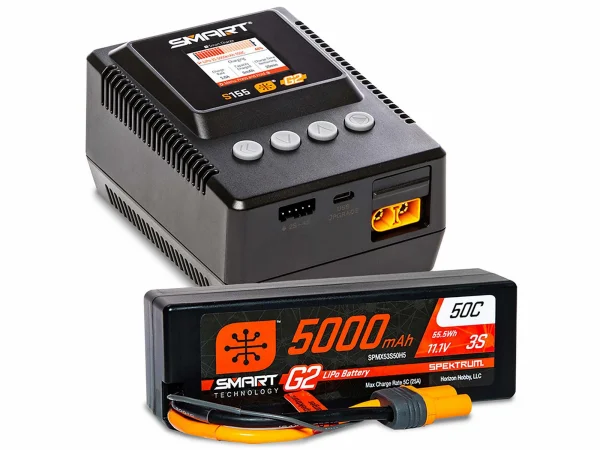 Smart Powerstage Surface Bundle - 5000mAh 3S LiPo Battery With S155 G2 AC Charger