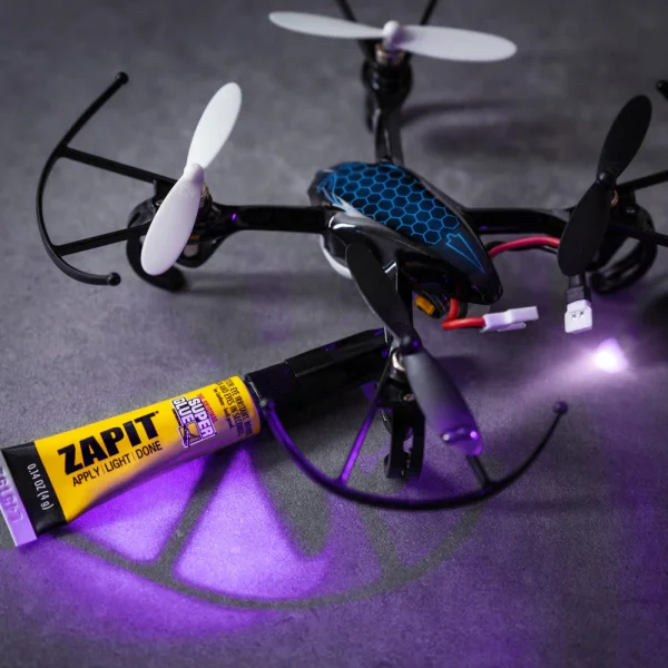 Super Glue Zap IT with Blue Light Activator