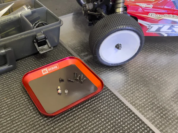Magnetic Parts Tray - Red