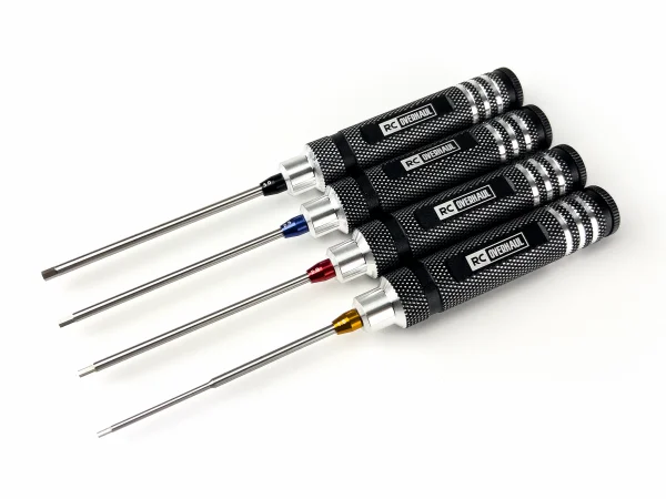 Hex Driver Size Guide - Coloured Collar Set