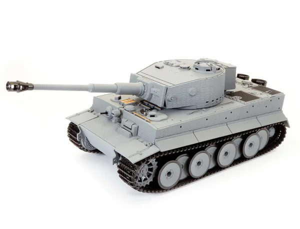 Taigen 1:24 Tiger 1 IR Battle Tank Late Version- Grey (Base)