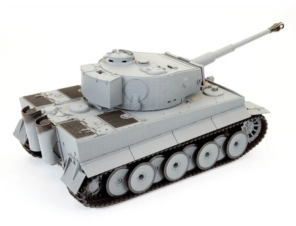 Taigen 1:24 Tiger 1 IR Battle Tank Late Version- Grey (Base)