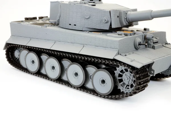 Taigen 1:24 Tiger 1 IR Battle Tank Late Version- Grey (Base)