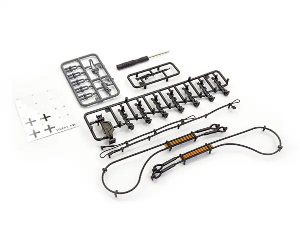 Taigen 1:24 Tiger 1 IR Battle Tank Late Version- Grey (Base) — image 7 of 8