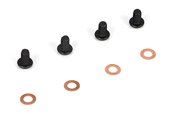 23/22T Bleeder Shock Cap Screws & Washers (4)