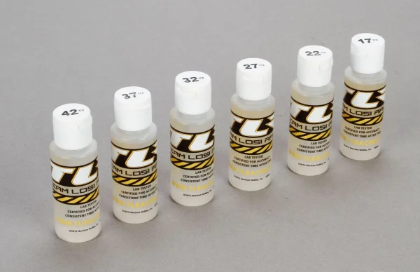 TLR Pro Shock Oil 6 Pack - 17.5 22.5 27.5 32.5 37.5 42.5 Weights - 2oz Bottles ** CLEARANCE **