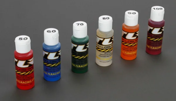 TLR Pro Shock Oil 6 Pack - 50 60 70 80 90 100 Weights - 2oz Bottles ** CLEARANCE **