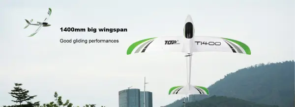 Top RC T1400 Glider - RTF With Radio + Gyro — image 4 of 14