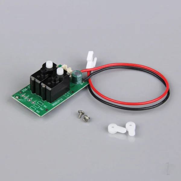 Top RC Receiver with Gyro and Surface Mounted Servos (for Spitfire)
