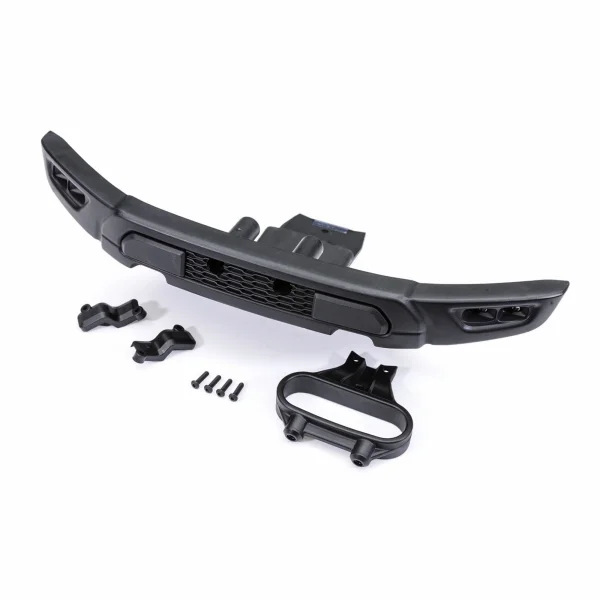 Traxxas Bumper, front/ bumper mount, front/ light covers (left + right)/ 2.5x10mm BCS (4) (fits Ford Raptor R)