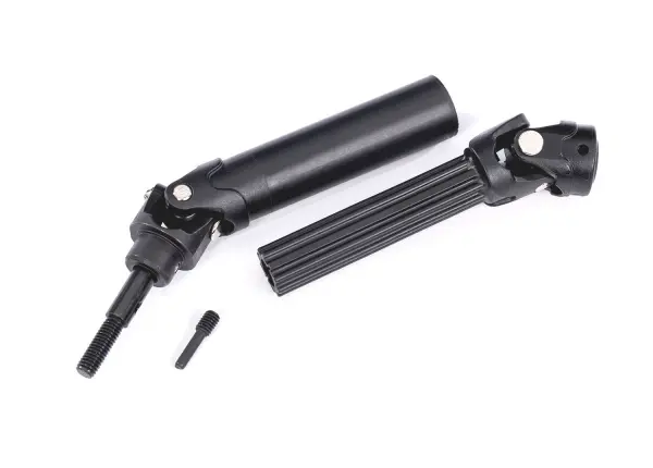Traxxas Driveshaft assembly, front or rear, MAXX Duty steel core (left or right) (1) (fully assembled, ready to install)/ screw pin (1) — image 2 of 2