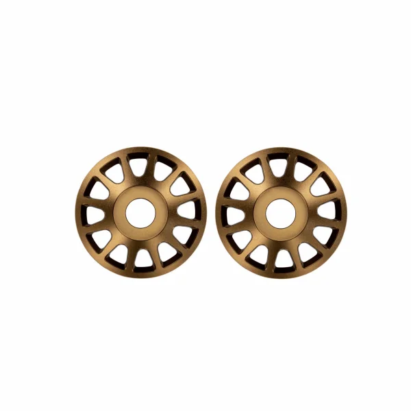 Traxxas Wheel centres, Method Race Wheels 703 Beadlock (6061-T6 aluminium, bronze-anodised), 2.5x10mm CS (12) (beadlock rings sold separately) (2)