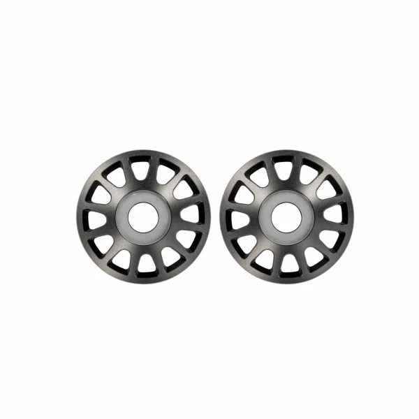 Traxxas Wheel centres, Method Race Wheels 703 Beadlock (6061-T6 aluminium, grey-anodised), 2.5x10mm CS (12) (beadlock rings sold separately) (2)