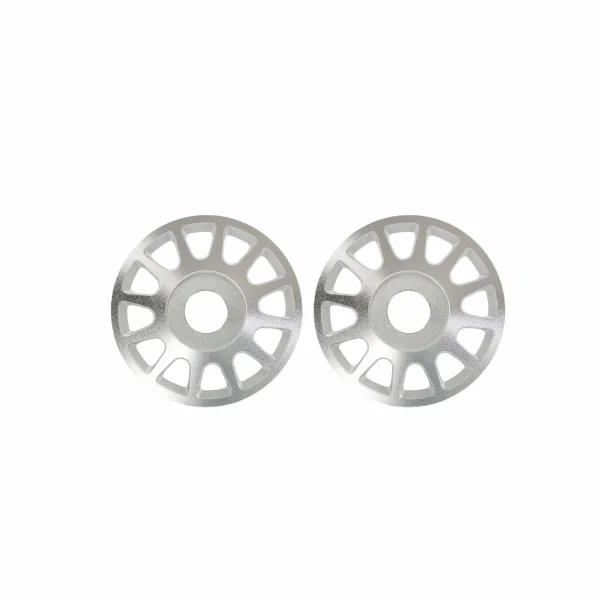 Traxxas Wheel centres, Method Race Wheels 703 Beadlock (6061-T6 aluminium, silver-anodised), 2.5x10mm CS (12) (beadlock rings sold separately) (2)