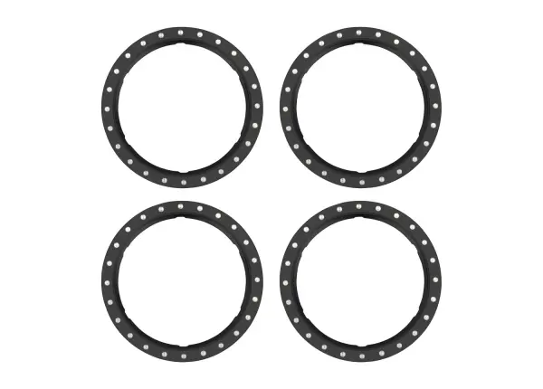Traxxas Beadlock rings, black (machined aluminium) (4) — image 2 of 2