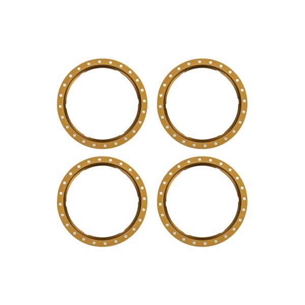 Traxxas Beadlock rings, bronze (machined aluminium) (4)