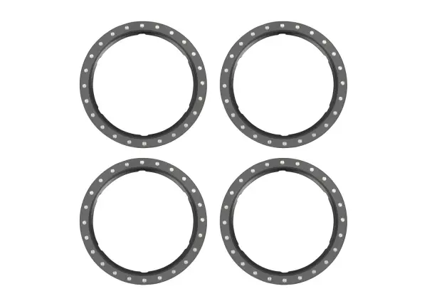 Traxxas Beadlock rings, grey (machined aluminium) (4) &mdash; image 2 of 2