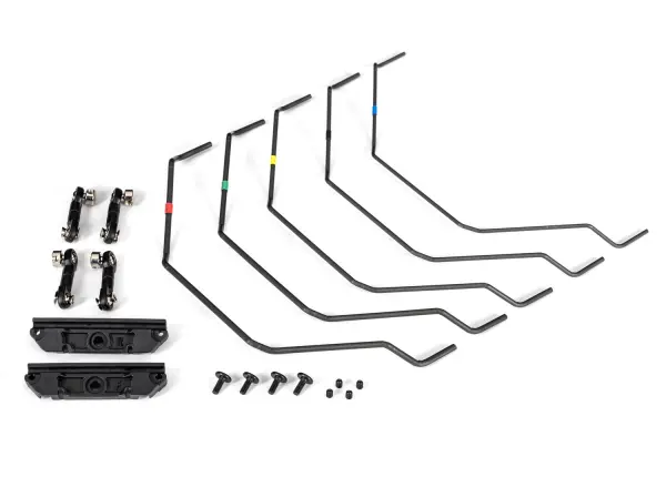 Traxxas Sway bar kit, MAXX Slash (front and rear) (includes front and rear sway bars and linkage) — image 2 of 2