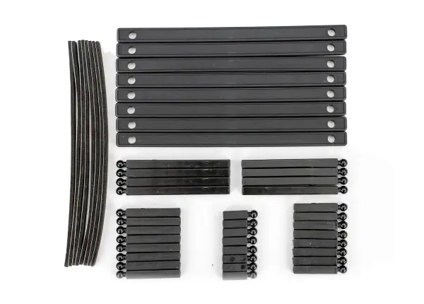 Traxxas Support posts, boat trailer (17mm (8), 30mm (8), 37mm (8), 65mm (4), 70mm (4)/ bunk boards (8) &mdash; image 2 of 2