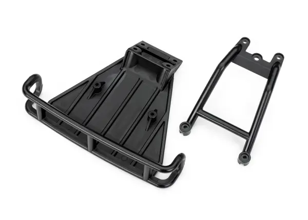 Traxxas Bumper, front (upper (1), lower (1) — image 2 of 2