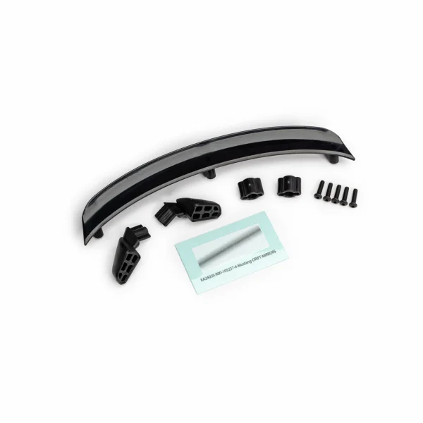 Traxxas Mirrors, side, black (left + right)/ mirror retainers (2)/ spoiler, black/ 2.5x10 BCS (5) (fits 10511 body)