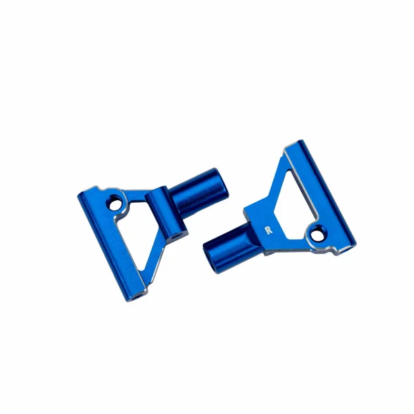 Traxxas Suspension arms, lower, front, 6061-T6 aluminium (blue-anodised) (left + right)/ 2.5x5mm BCS (with threadlock) (2)
