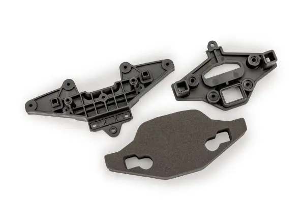 Traxxas Bumper, front (1 each, upper, lower, + foam) — image 2 of 2