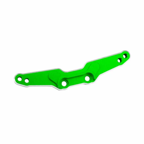 Traxxas Shock tower, rear, 6061-T6 aluminium (green-anodised)/ 3x15mm BCS (with threadlock) (2)