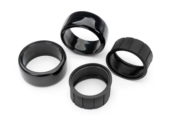 Traxxas Tyres, 1.9 Drift (1 dot, hard, rough surfaces) (rear) (2)/ rubber inserts (2) — image 2 of 2