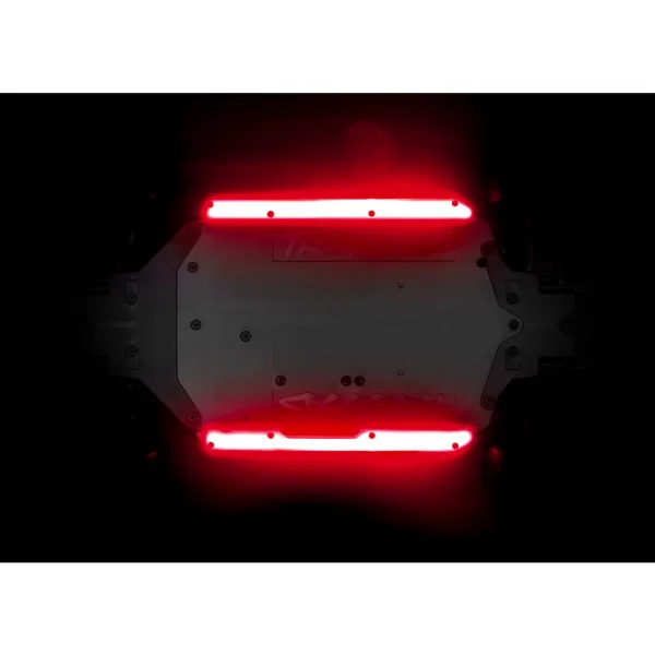 Traxxas LED light set, Red, complete (underbody) (fits 4-Tec 2.0 or 4-Tec Drift)