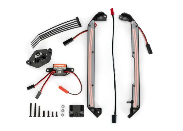 Traxxas LED light set, Red, complete (underbody) (fits 4-Tec 2.0 or 4-Tec Drift) &mdash; image 5 of 5