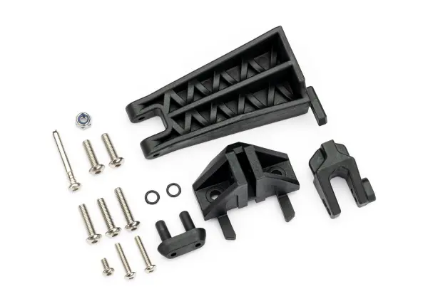 Traxxas Rudder mount/ steering arm/ drive strut mount/ hull water outlet/ mounting hardware — image 2 of 2