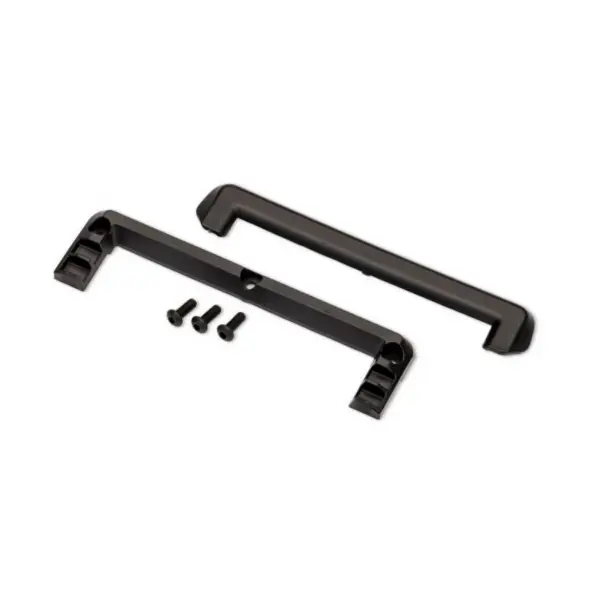 Traxxas Tailgate protector (black)/ mount/ 3x8mm BCS (3) (fits 10711 body)