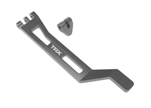 Traxxas Battery hold-down, hold-down post (gray-anodised 6061-T6 aluminium), 3x15mm BCS (with threadlock) (1) — image 2 of 2