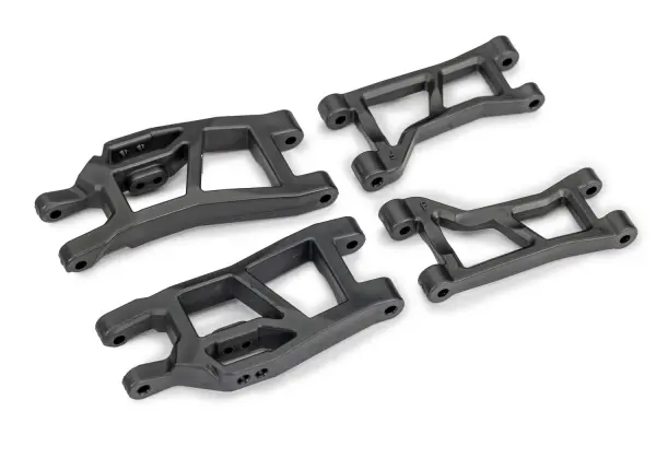 Traxxas Suspension arms, front (upper (2), lower left (1), lower right (1) — image 2 of 2