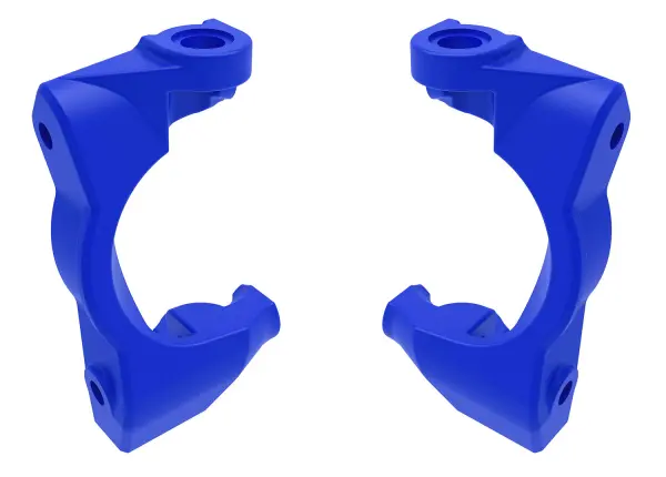 Traxxas Caster blocks (c-hubs), left + right (blue) — image 2 of 2