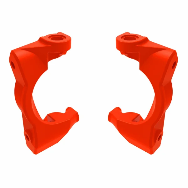 Traxxas Caster blocks (c-hubs), left + right (red)