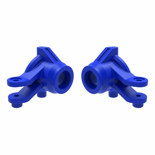 Traxxas Steering blocks, left + right (blue)