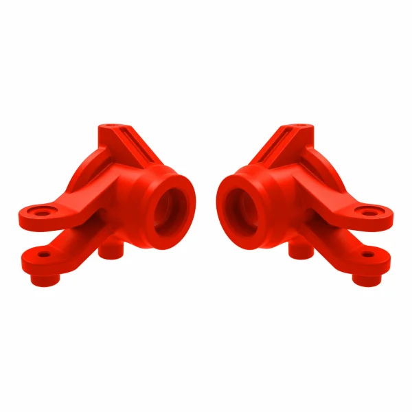 Traxxas Steering blocks, left + right (red)